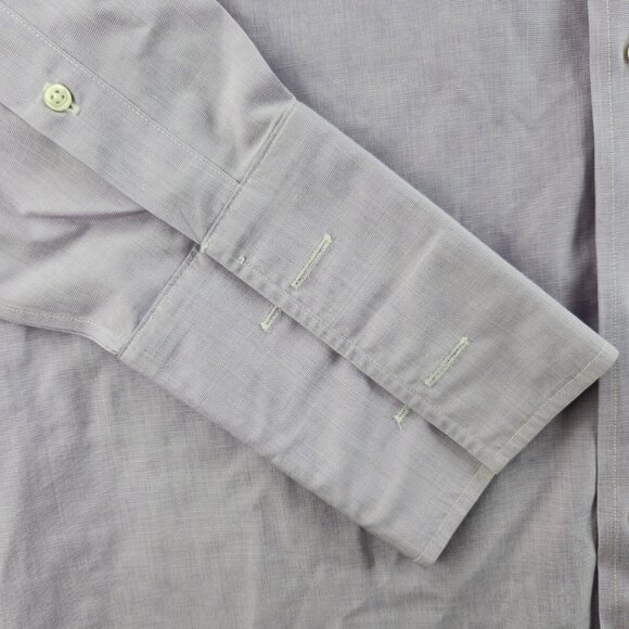 Brooks Brothers Purple Non-Iron Classic 15.5 35 Cotton Button Up Mens Shirt - Picture 3 of 16